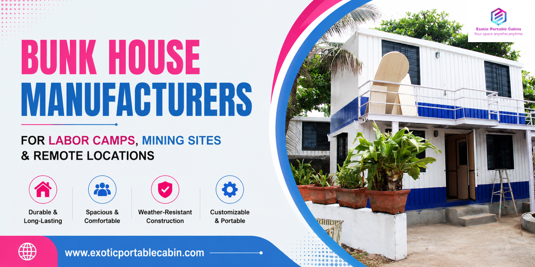 Bunk House Manufacturers for Labor Camps, Mining Sites & Remote Locations